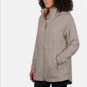 NWT kirkland rain jacket beige